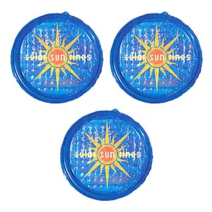 5 ft. Blue UV Resistant Pool Spa Heater Circular Solar Cover (3-Pack)