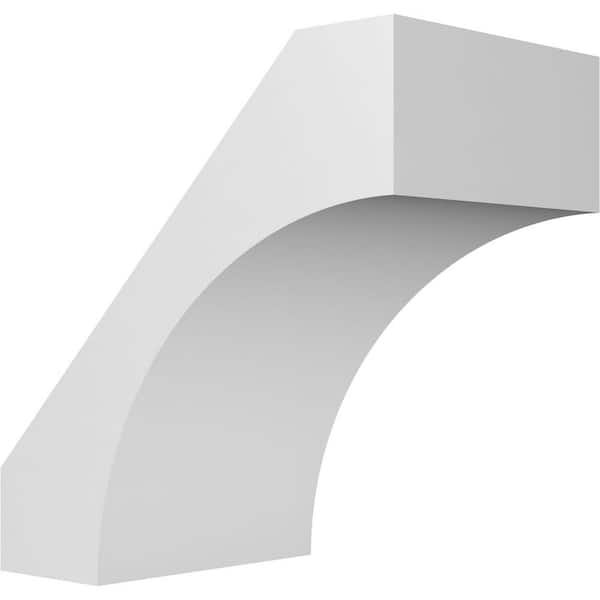 Ekena Millwork Westlake 5 in. x 8 in. x 8 in. Architectural Grade PVC Knee Brace