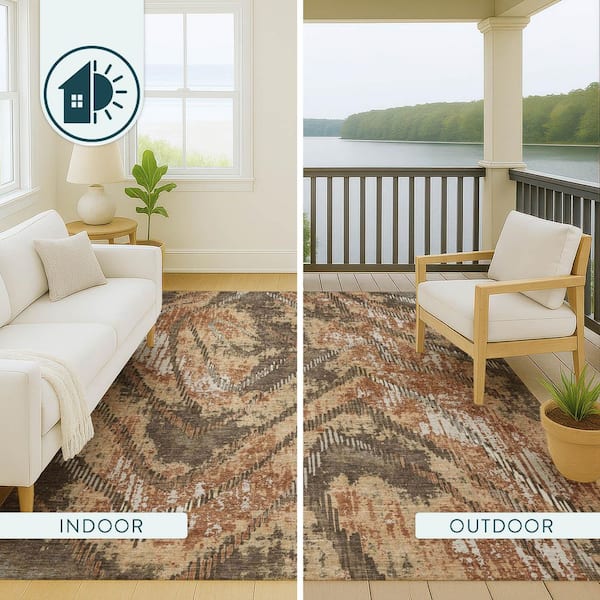 Addison Rugs Chantille Machine Washable Indoor/Outdoor Abstract