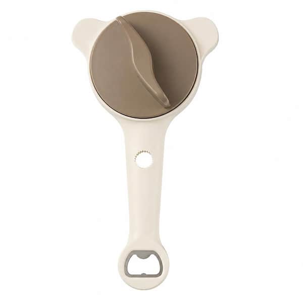 Adjustable Jar Opener for Weak Hands and Seniors with Arthritis, 3-Claw Metal Grip, 4-in-1 Lid Remover