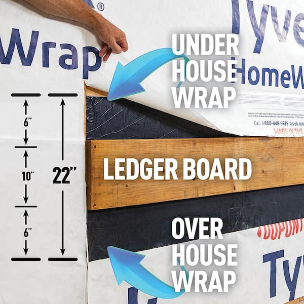 Trex 22 in. x 25 ft. Sub-Ledger Tape Self-Adhesive Butyl Tape with Aluminum Liner