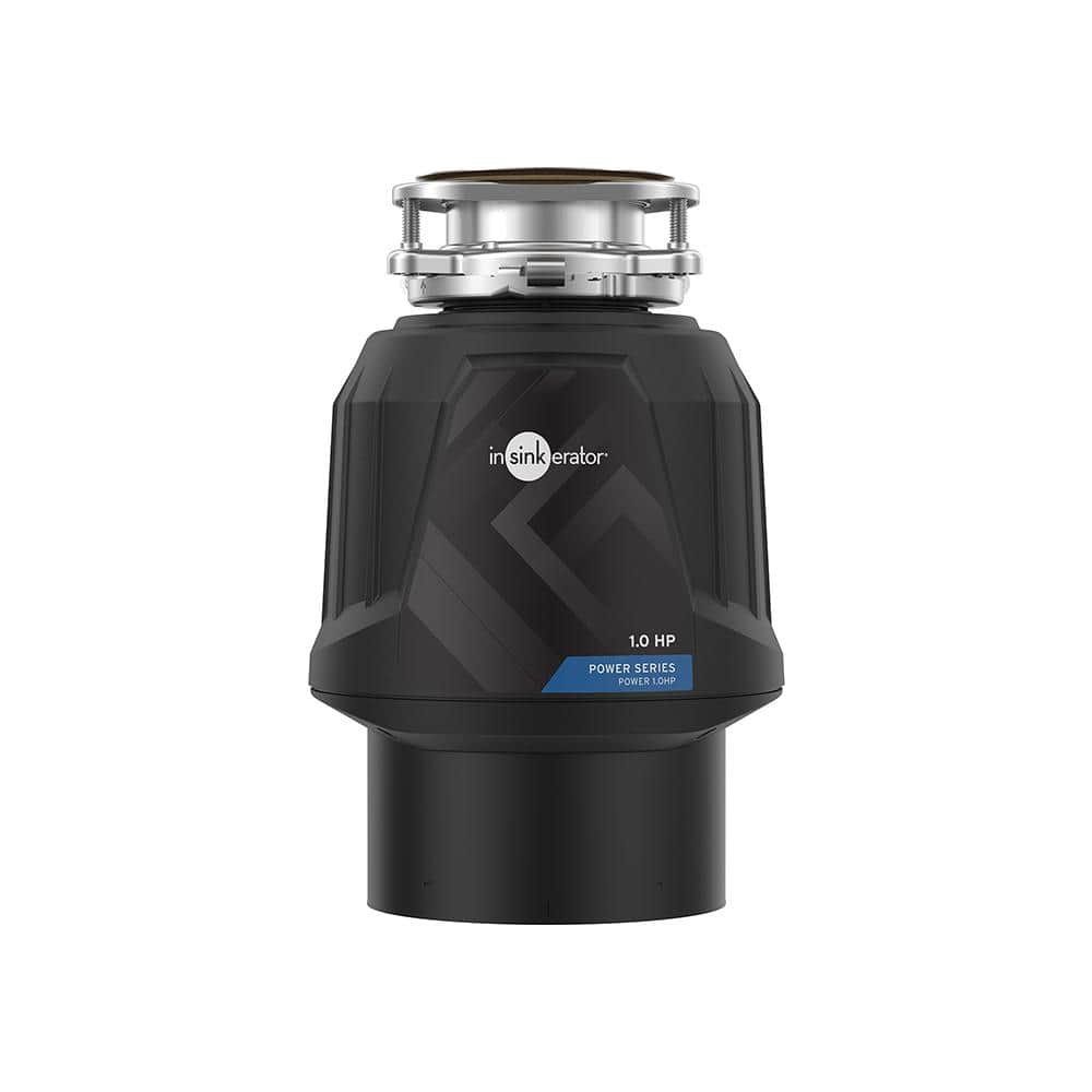 InSinkerator - Power Series 1 HP Continuous Feed Garbage Disposer without Power Cord - Black