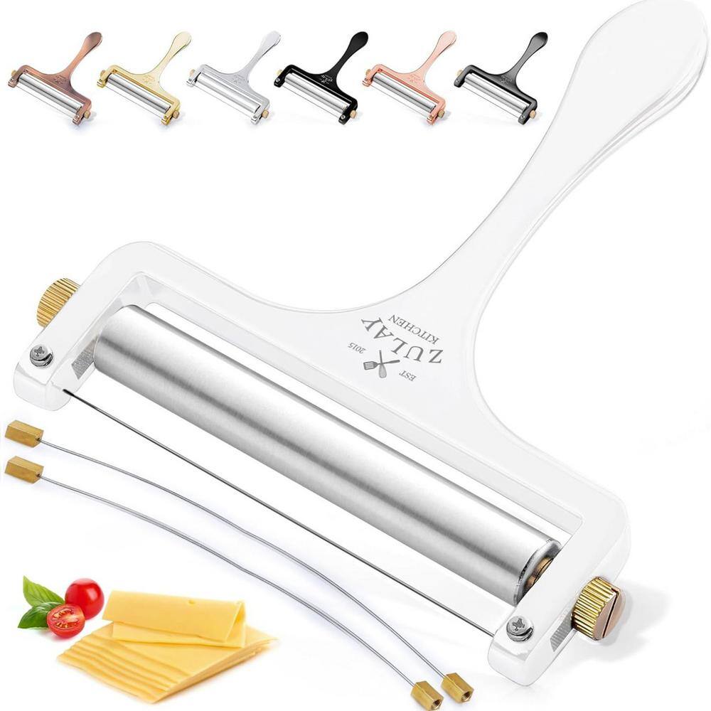 2 Pack Stainless Steel Wire Cheese Slicer Adjustable Thickness