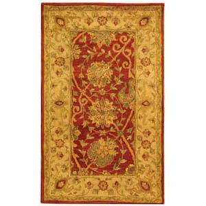 Antiquity Rust 3 ft. x 5 ft. Border Speckled Area Rug