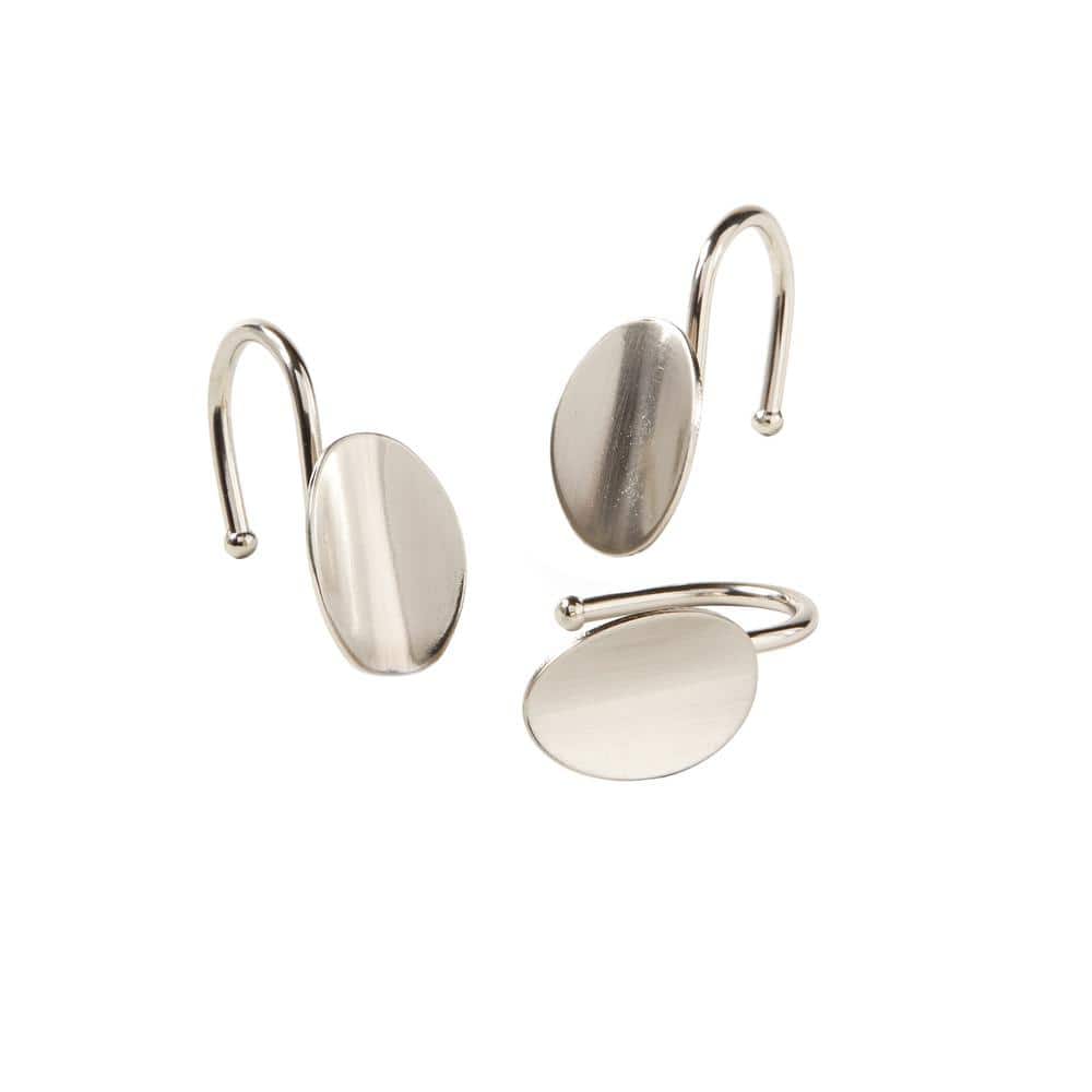 SKL Home Loop Free Standing Shower Curtain Hooks Set (12Pack