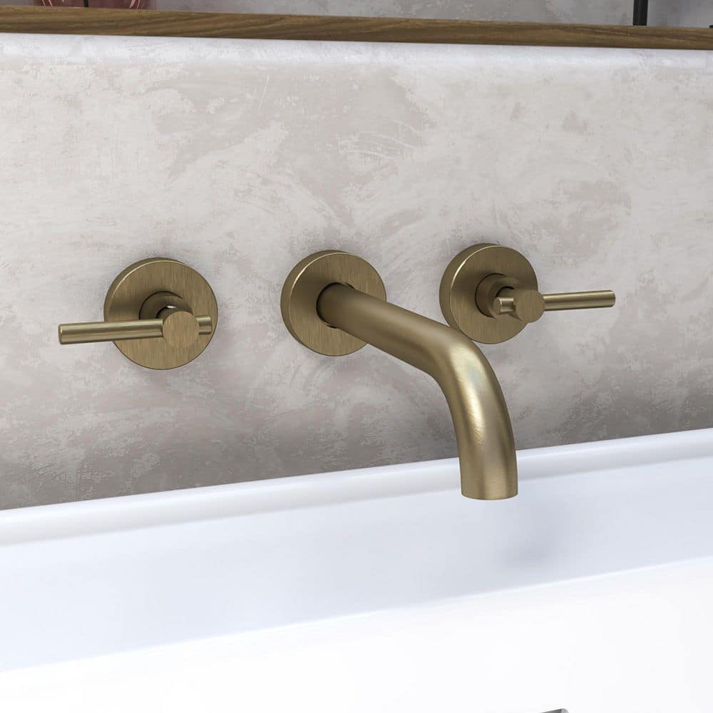 Nile Double-Handle Wall Mounted Roman Tub Faucet in Brass price history on PriceWatchPro