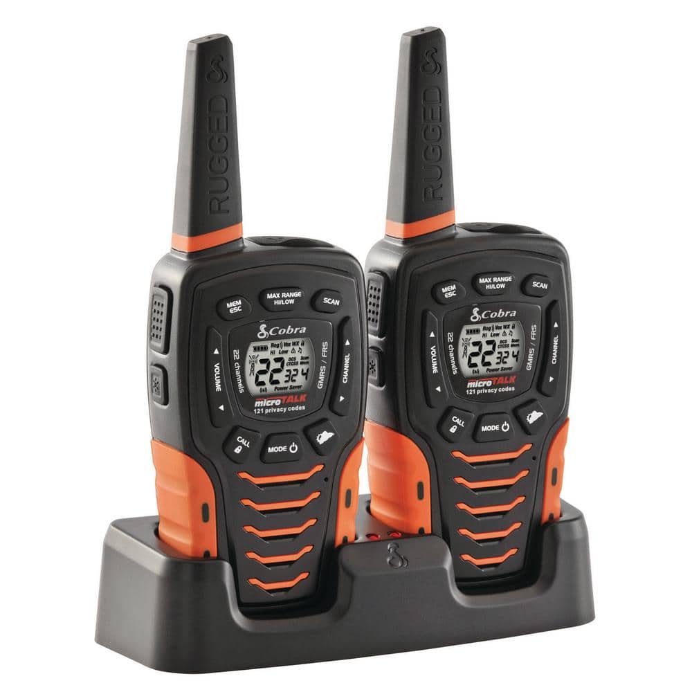 Long Range Walkie Talkie 2 Set 50 Mile Two Way Radio Charge Headset Waterproof.. 
