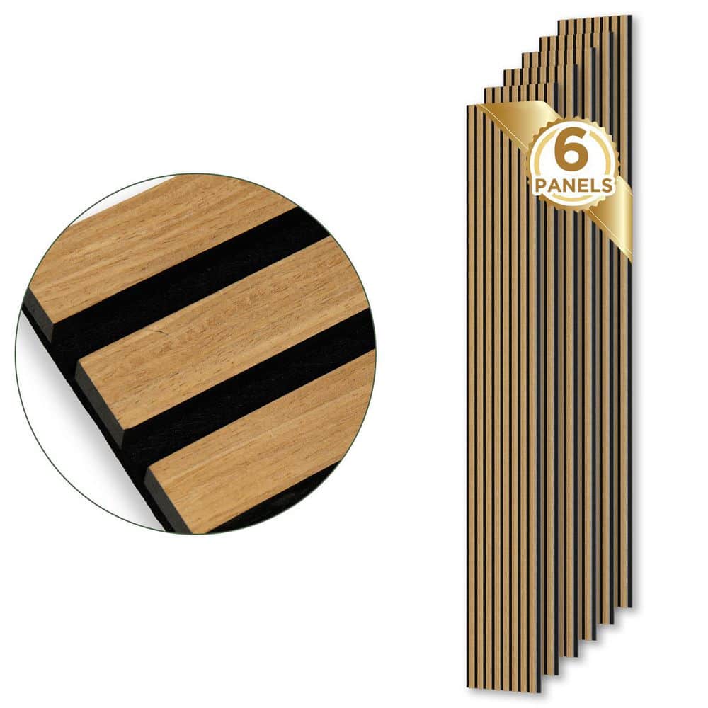 comforthomi 0.83 in. x 0.66 ft . x 7.84 ft. American Oakfinished