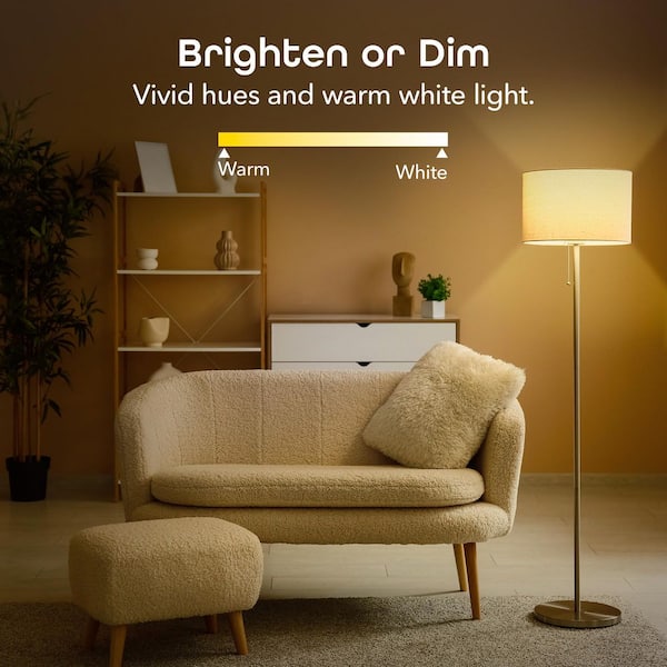 Geeni LUX 800 60W Equivalent A19 Soft White (2700K) Dimmable Smart