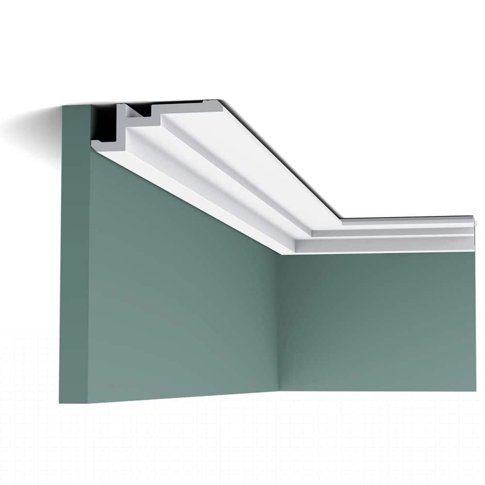 Primed White Polystyrene Crown Moulding Set of 12