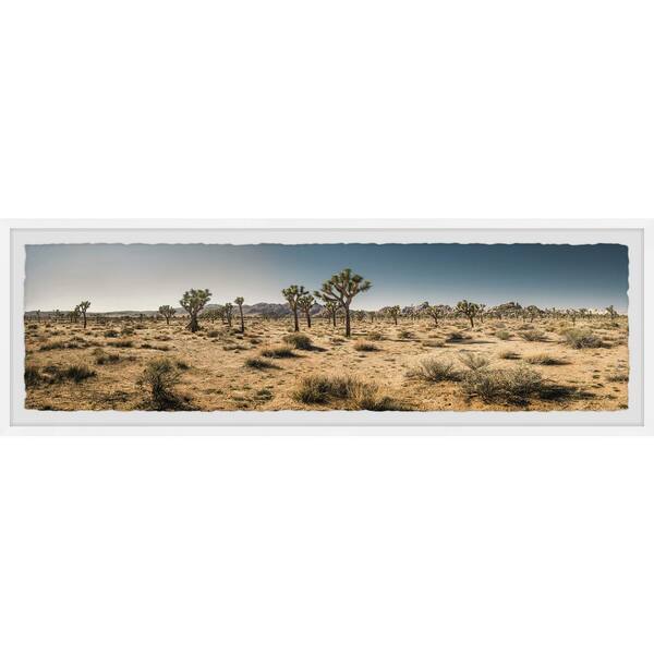 Unbranded "Beneath the Joshua Trees" by Marmont Hill Framed Nature Art Print 15 in. x 45 in.