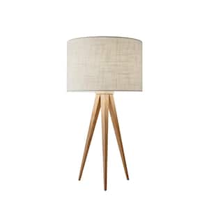 26 in. Natural Director Table Lamp