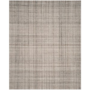 Abstract Camel/Black 10 ft. x 14 ft. Striped Area Rug