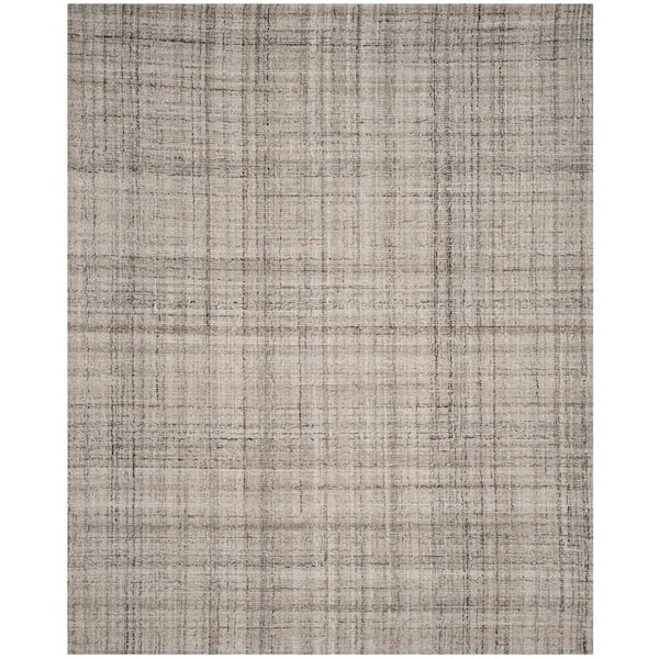 SAFAVIEH Abstract Camel/Black 10 ft. x 14 ft. Striped Area Rug