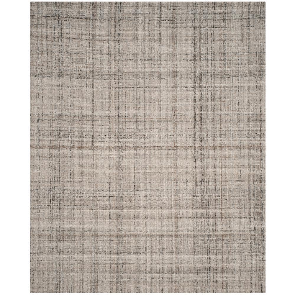 SAFAVIEH Abstract Camel/Black 8 ft. x 10 ft. Solid Area Rug ABT141C-8 ...