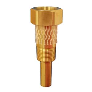 Extended Well for Weksler Industrial Multi-Angle Thermometer with 1-3/4 in. Stem and 3/4 in. NPT