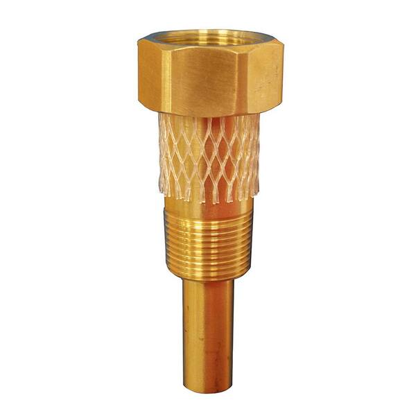 JONES STEPHENS Extended Well for Weksler Industrial Multi-Angle Thermometer with 1-3/4 in. Stem and 3/4 in. NPT