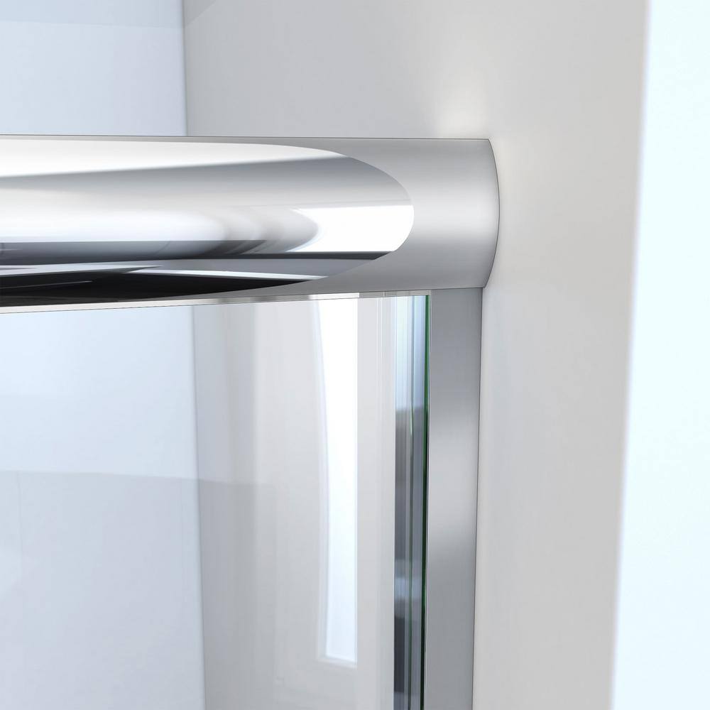 Alliance Pro LT 70" High Chrome and Clear Glass Sliding Shower Door