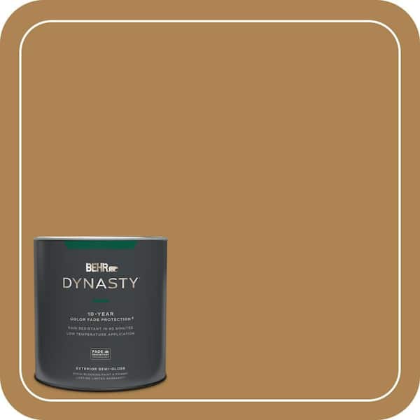 BEHR DYNASTY 1 qt. #S300-6 Harvest Time Semi-Gloss Exterior Stain-Blocking Paint & Primer