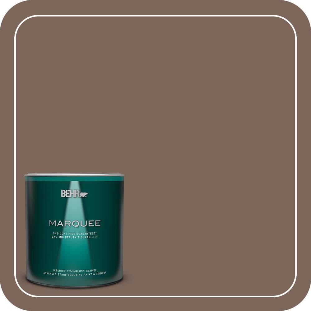 1 qt. #BNC-23 Almond Truffle Semi-Gloss Enamel Interior Paint & Primer price history on PriceWatchPro