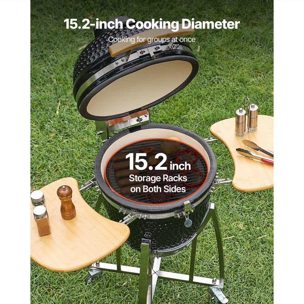 SKYSHALO Charcoal Smoker and Grill - Thumbnail 4