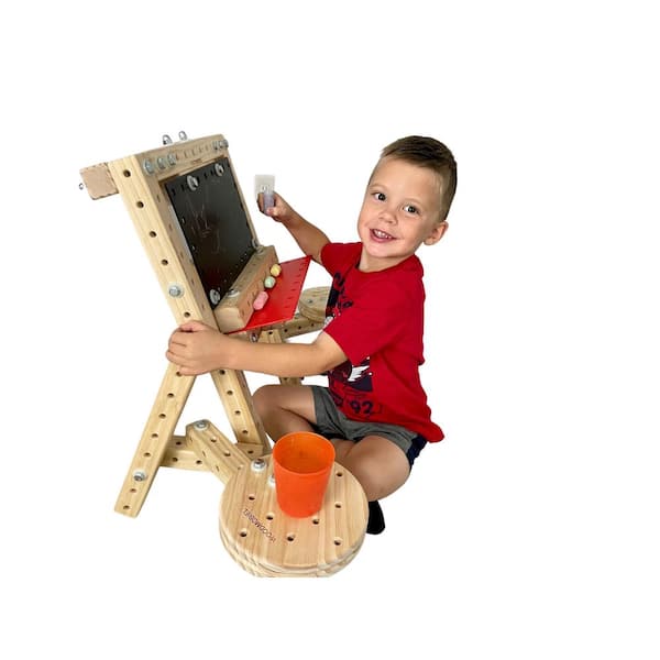 Black & Decker Junior 11 Piece Toy Tool Belt Set Kids Pretend Building  Playtime
