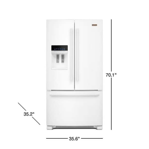 Maytag French Door Fridge (MFI2570FEW) - White Maytag French Door Fridge (MFI2570FEW) - White