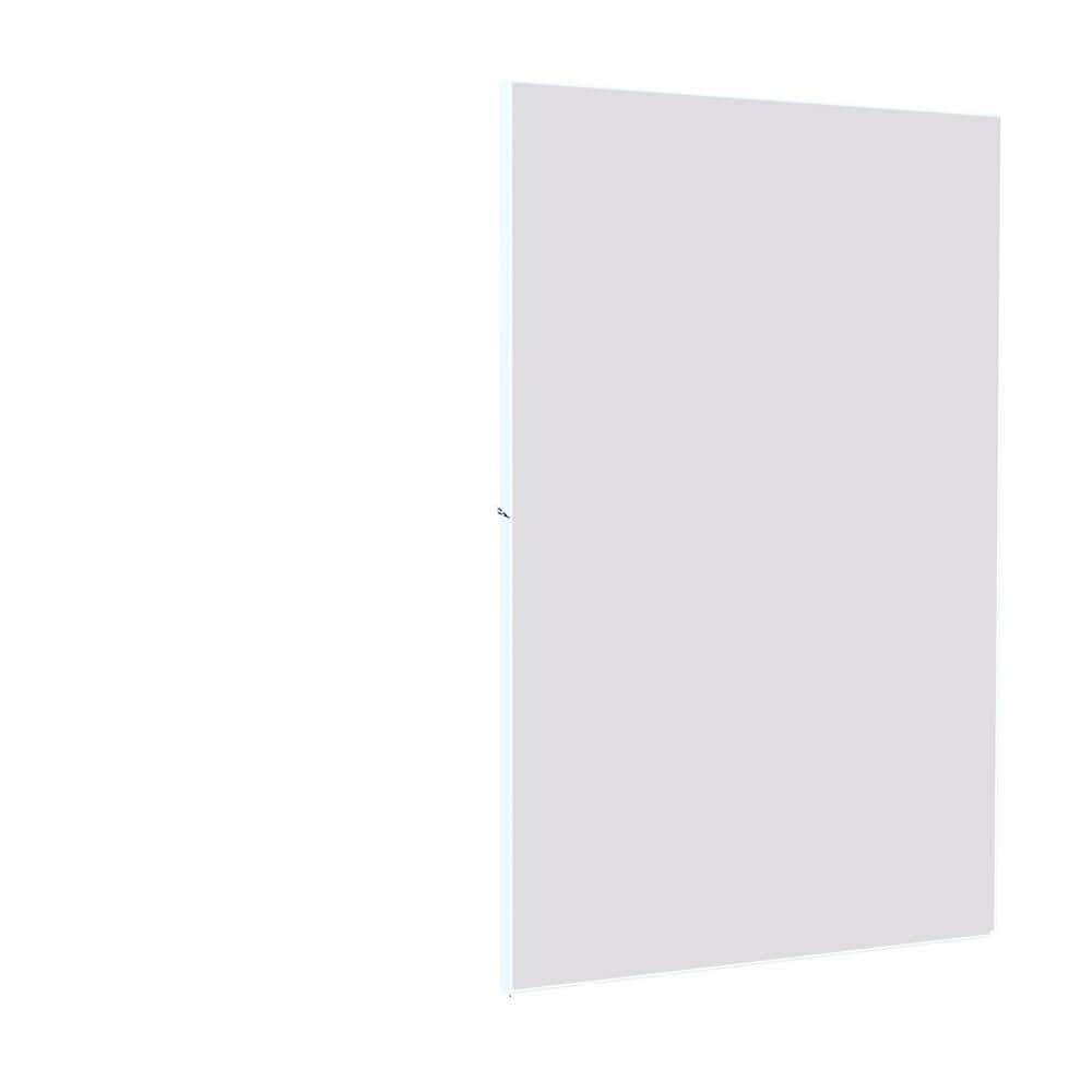 48 in W x 32 in. H White Rectangular Bathroom Wall Mirror with Aluminum Fra