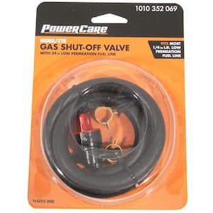 Universal Gas Shut-Off Valve for Lawn Tractors and Zero-Turn Mowers