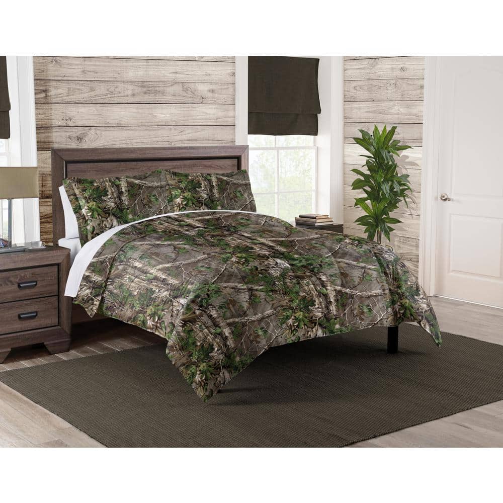 Realtree Xtra Green Camo Full Microfiber Comforter Set