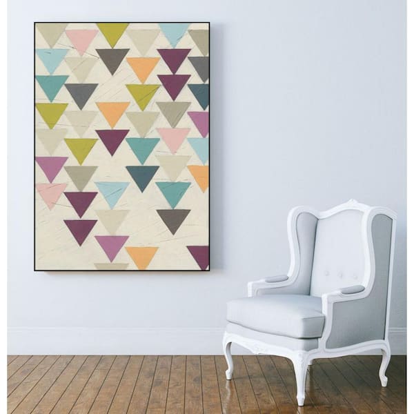 Unbranded 30 in. x 40 in. "Confetti Prism IX" by June Erica Vess Framed Wall Art