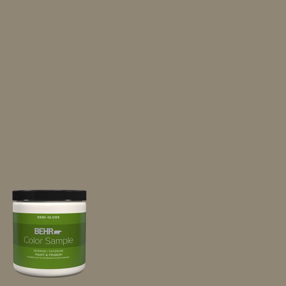 BEHR PREMIUM PLUS 8 oz. #ECC-14-2 Great Frontier Semi-Gloss Interior ...