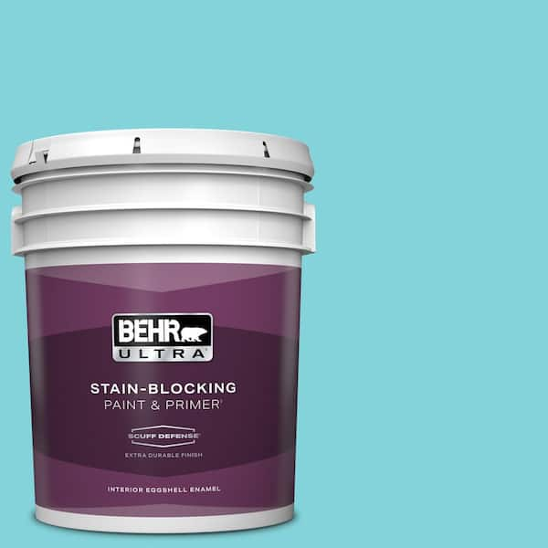 BEHR ULTRA 5 gal. #510B-4 Cloudless Extra Durable Eggshell Enamel Interior Paint & Primer