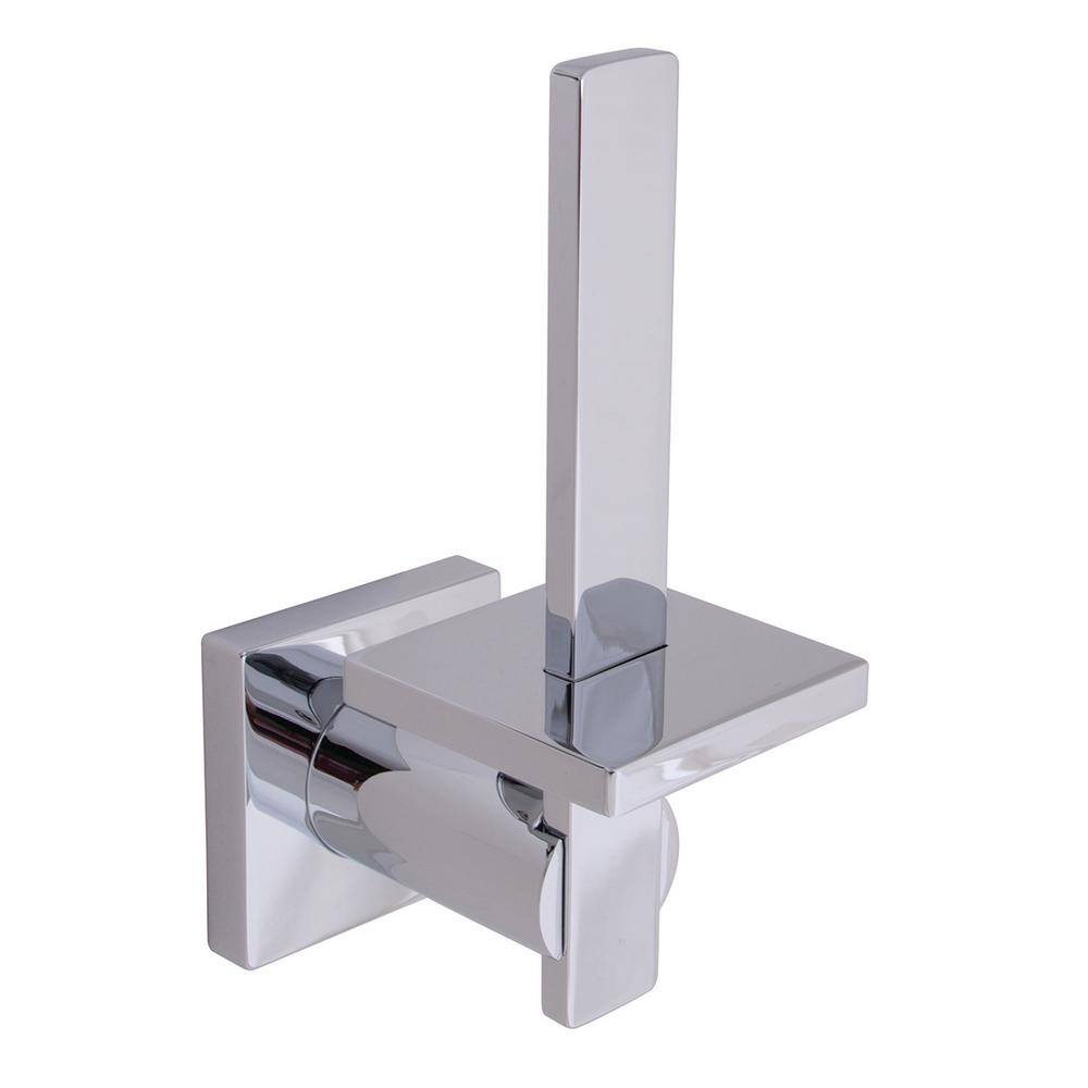 Polished Chrome Wall Mounted Brass Toilet Paper Holder