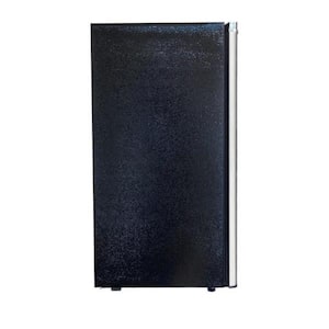 3.2 cu. ft. Retro Mini Refrigerator with Freezer with Platinum Door Design