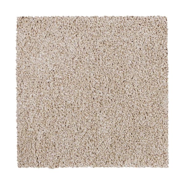 Lifeproof with Petproof Technology 8 in. x 8 in. Texture Carpet Sample - Gazelle II -Color Chiffon
