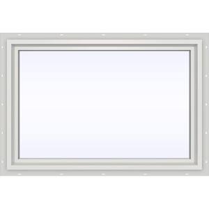 35.5 in. x 23.5 in. V-4500 Series White Vinyl Picture Window w/ Low-E 366 Glass