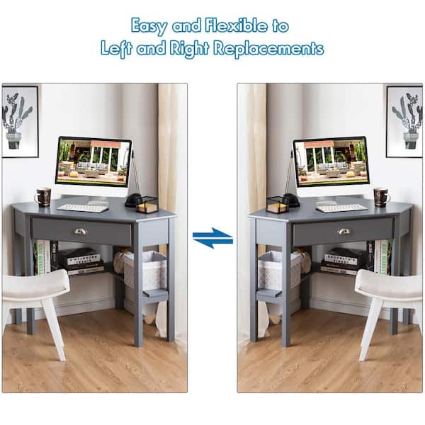 Pine corner desk hotsell