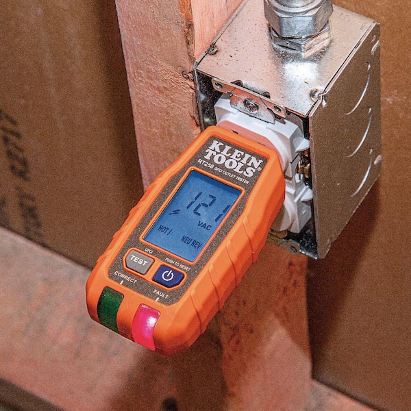 Klein Tools - GFCI Electrical Outlet Tester with LCD Display