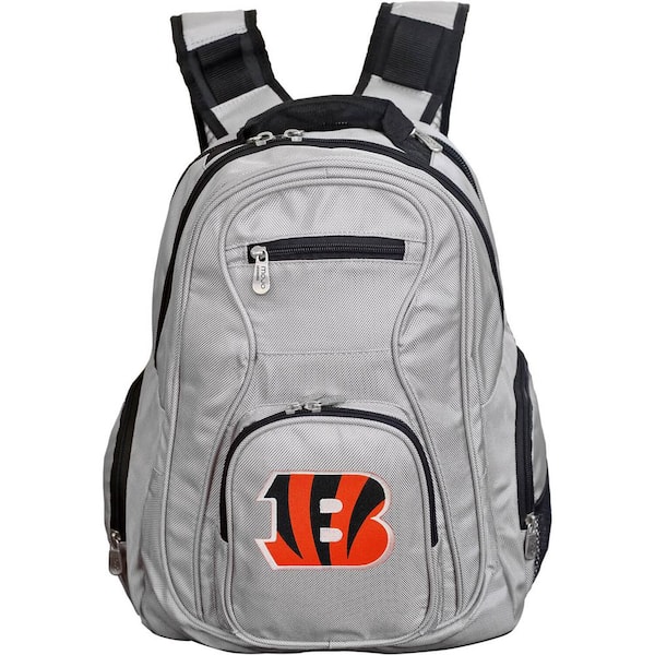 Mojo Cincinnati Bengals 20 in. Gray Backpack with Laptop Compartment