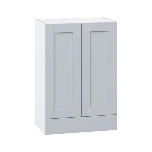 J COLLECTION Cumberland Light Gray Shaker Assembled Wall Kitchen ...