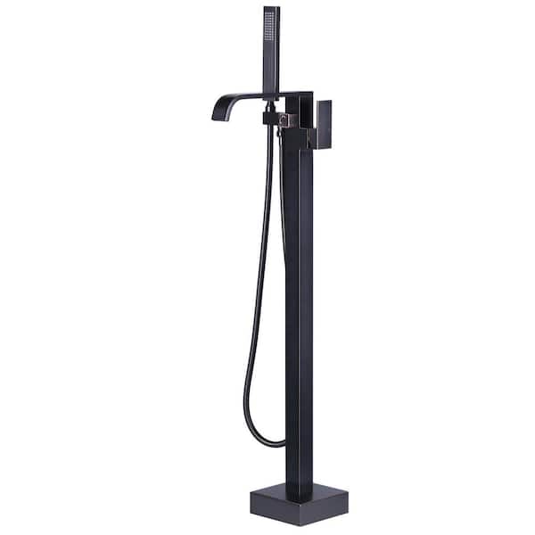 ARCORA Single-Handle Claw Foot Tub Faucet with Hand Shower in. Oil Rubbed Bronze