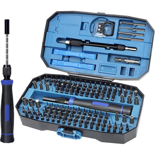 Precision Screwdriver Set 153 Bit Small Magnetic Tool Kit for Electronics Repair with Storage Case 153-Piece