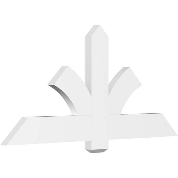 Ekena Millwork Redmond 60 in. W x 27.5 in. H x 2 in. D Signature Polyurethane Bracket