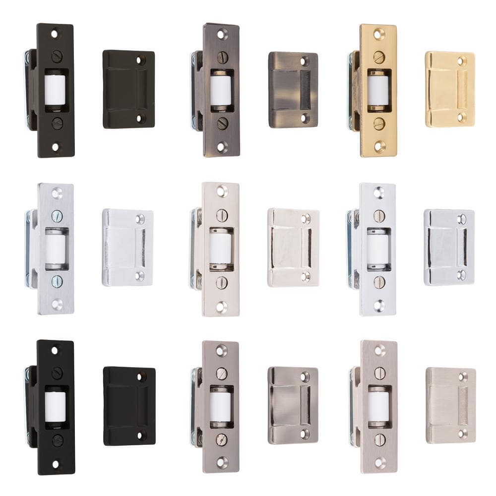 Matte Black Heavy Duty Solid Brass Silent Roller Latch