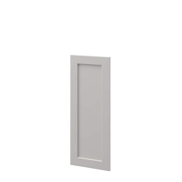 SIMPLY WOODMARK PRO Shaker Full Overlay 11.56 in. W x 29.5 in. H Decorative Door Wall End Panel in Stone Gray