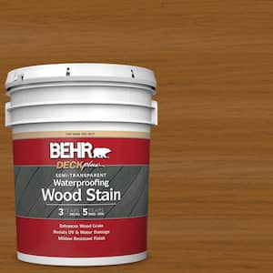 5 gal. #ST-134 Curry Semi-Transparent Waterproofing Exterior Wood Stain