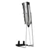 BonJour Battery-Powered Black Stainless Steel Milk Frother with Chrome Stand  53776 - The Home Depot