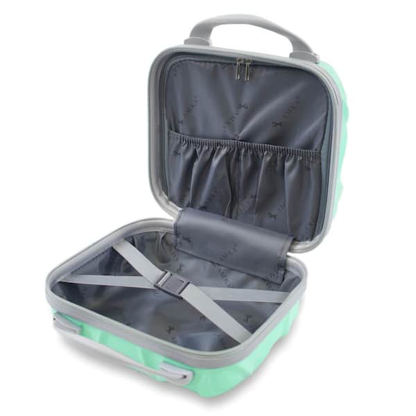 AMKA Gem 2-Piece Mint Carry-On Spinner Cosmetic Suitcase AP819/20
