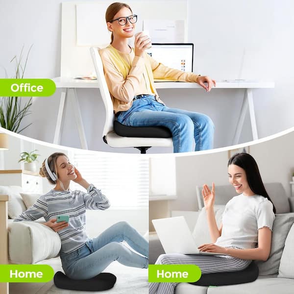Afoxsos Multi-Layer Gel Memory Foam Cushion Chair Pad for